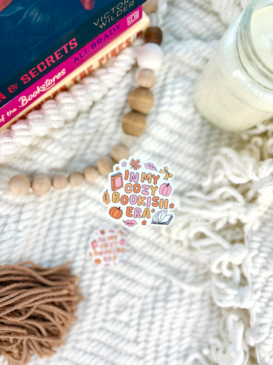 In My Cozy Bookish Era Sticker