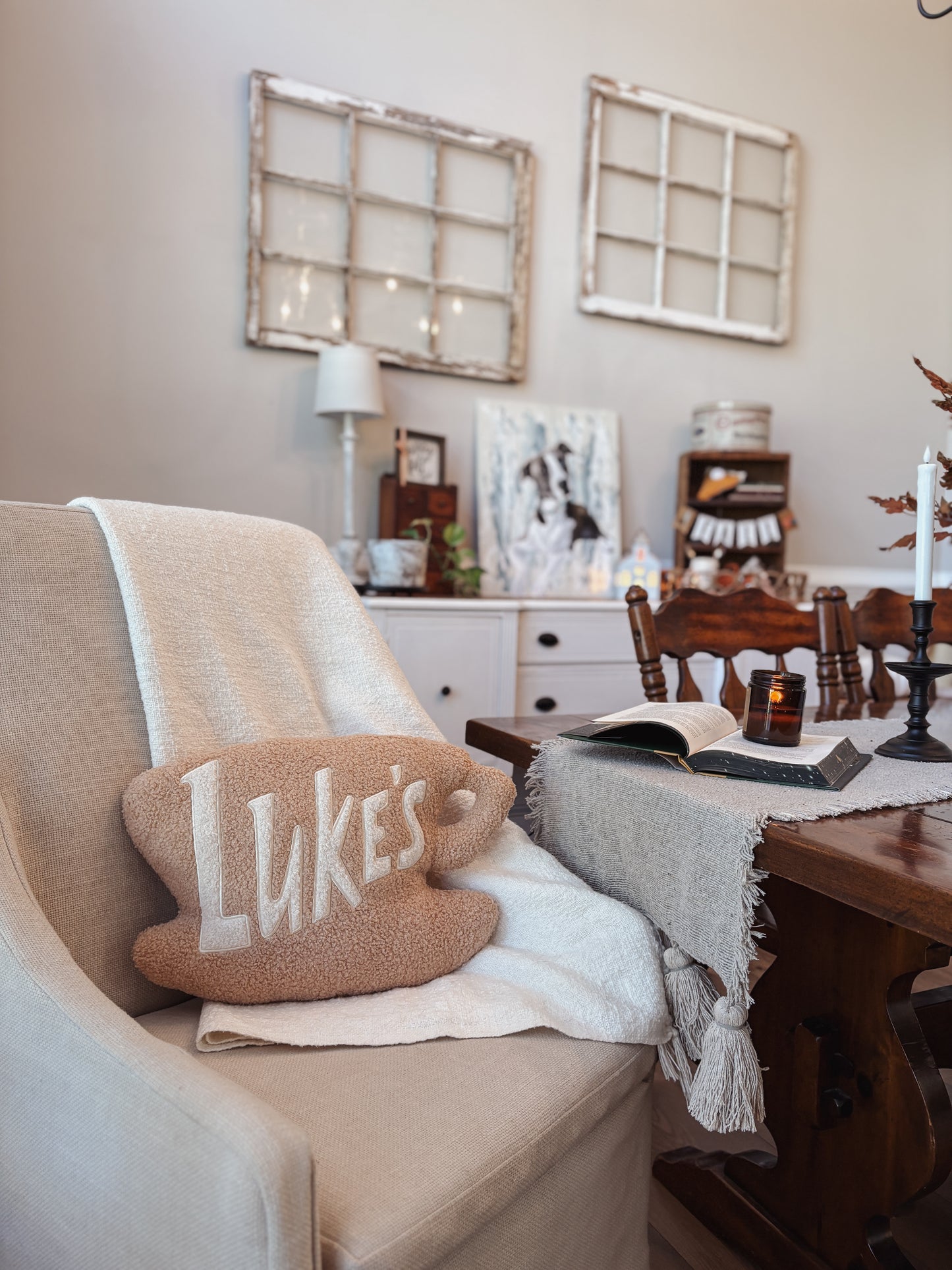 Luke's Coffee Cup Pillow