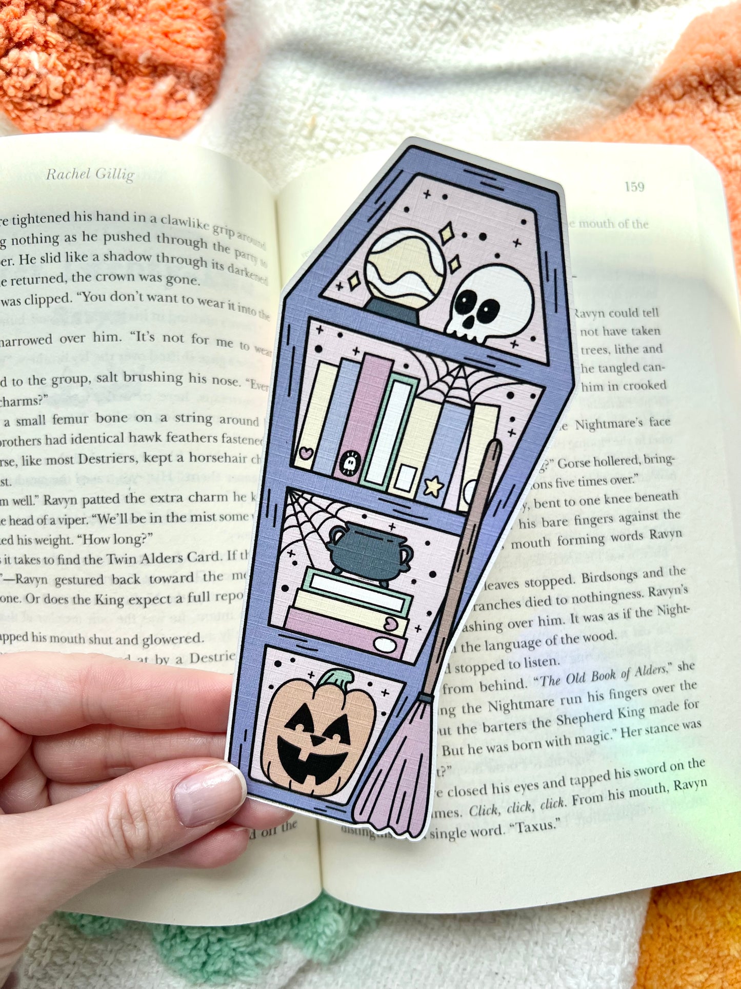 Spooky Coffin Bookmark