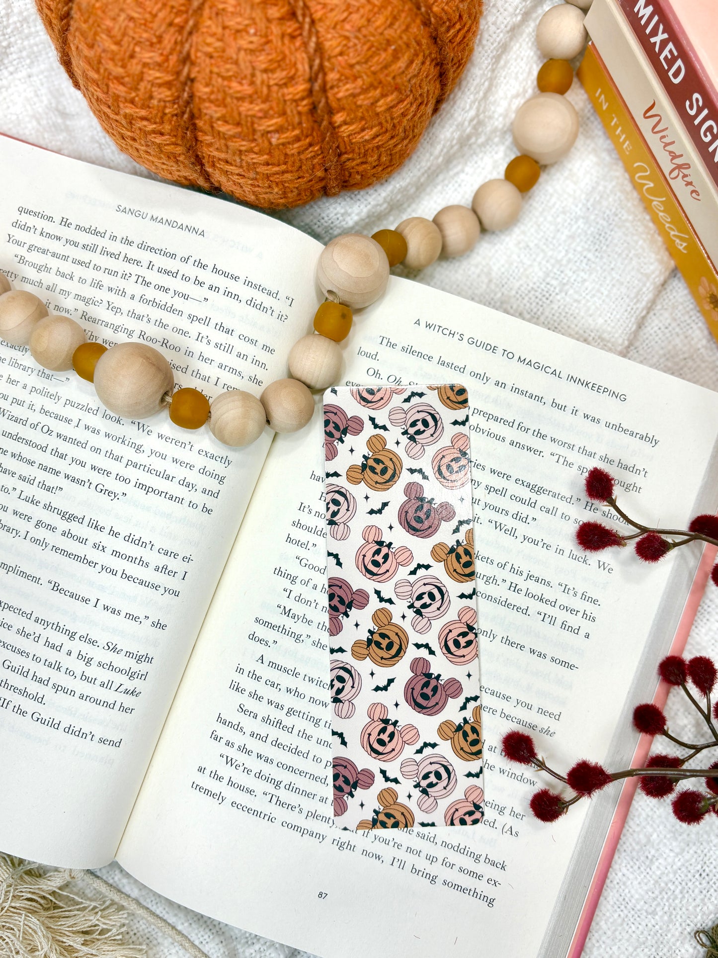 Mickey’s Halloween Pumpkins Bookmark
