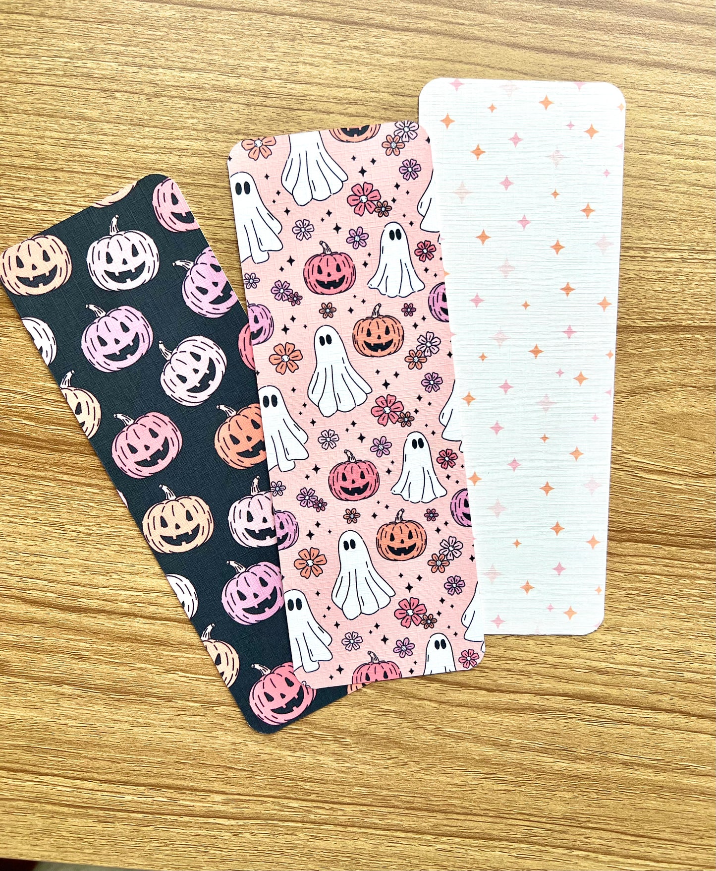 Pink Ghosties & Friends Bookmark