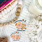 Pumpkin Spice & Bookish Vibes Sticker