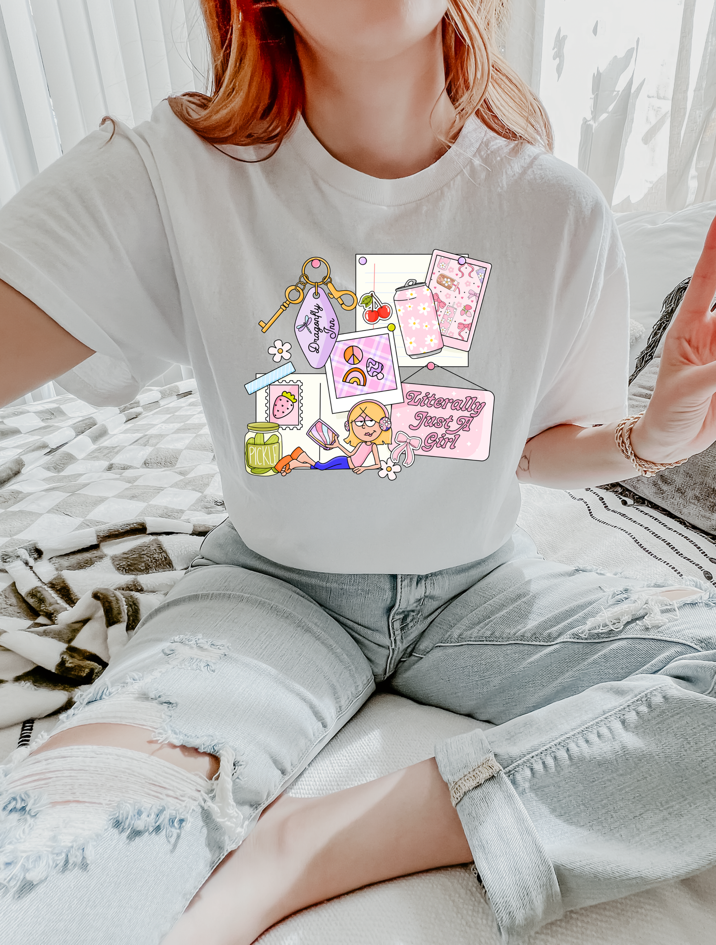 Literally Just A Girl - Y2K - Shirt/Crewneck