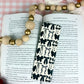 Onyx Bows Bookmark
