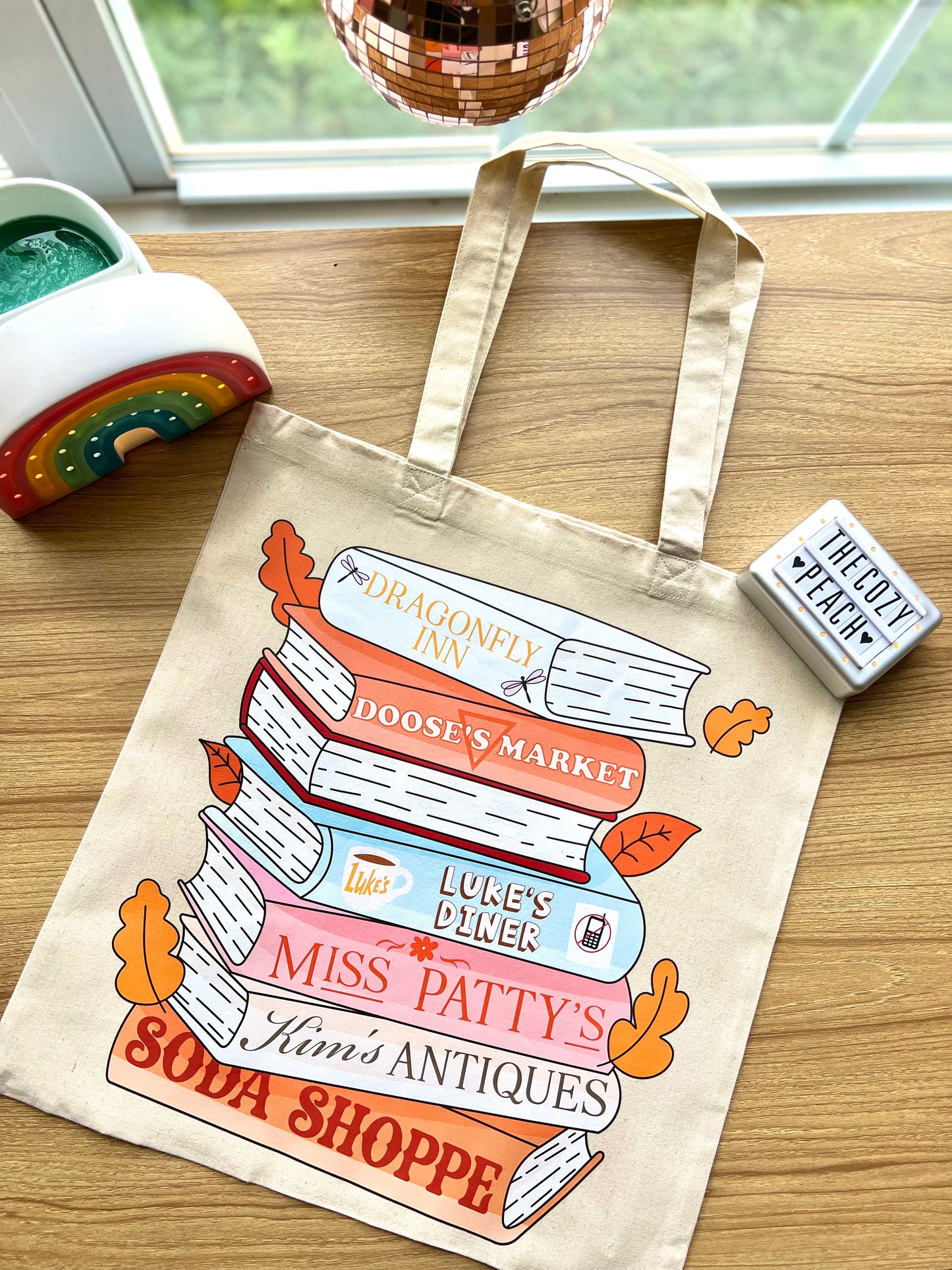 Gilmore Girls Book Stack Tote