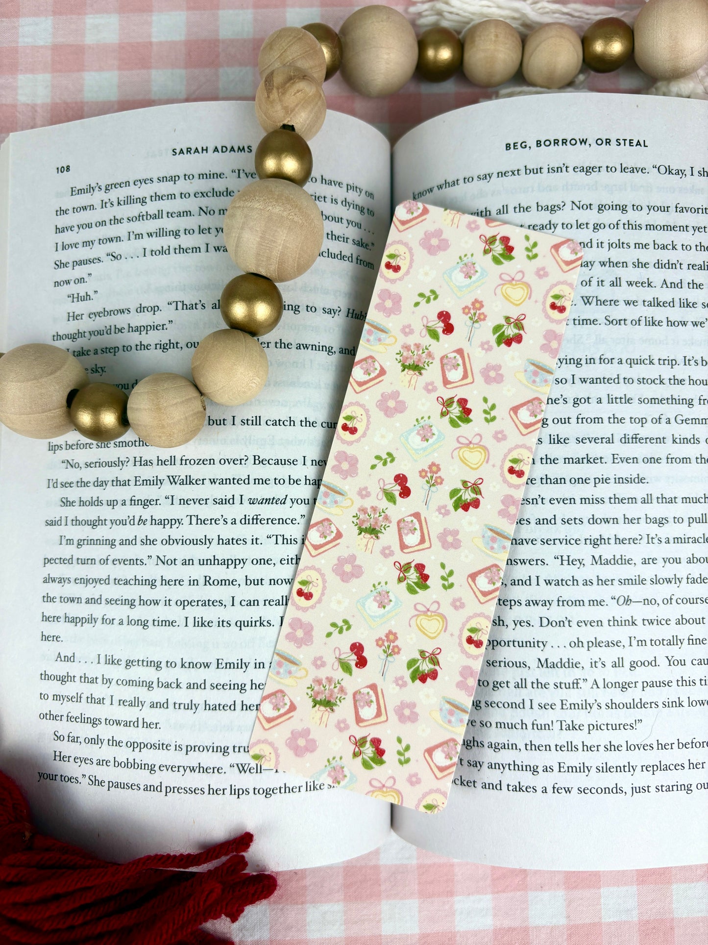 Tea Party Bookclub Bookmark