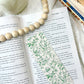 Vintage Green Toile Bookmark