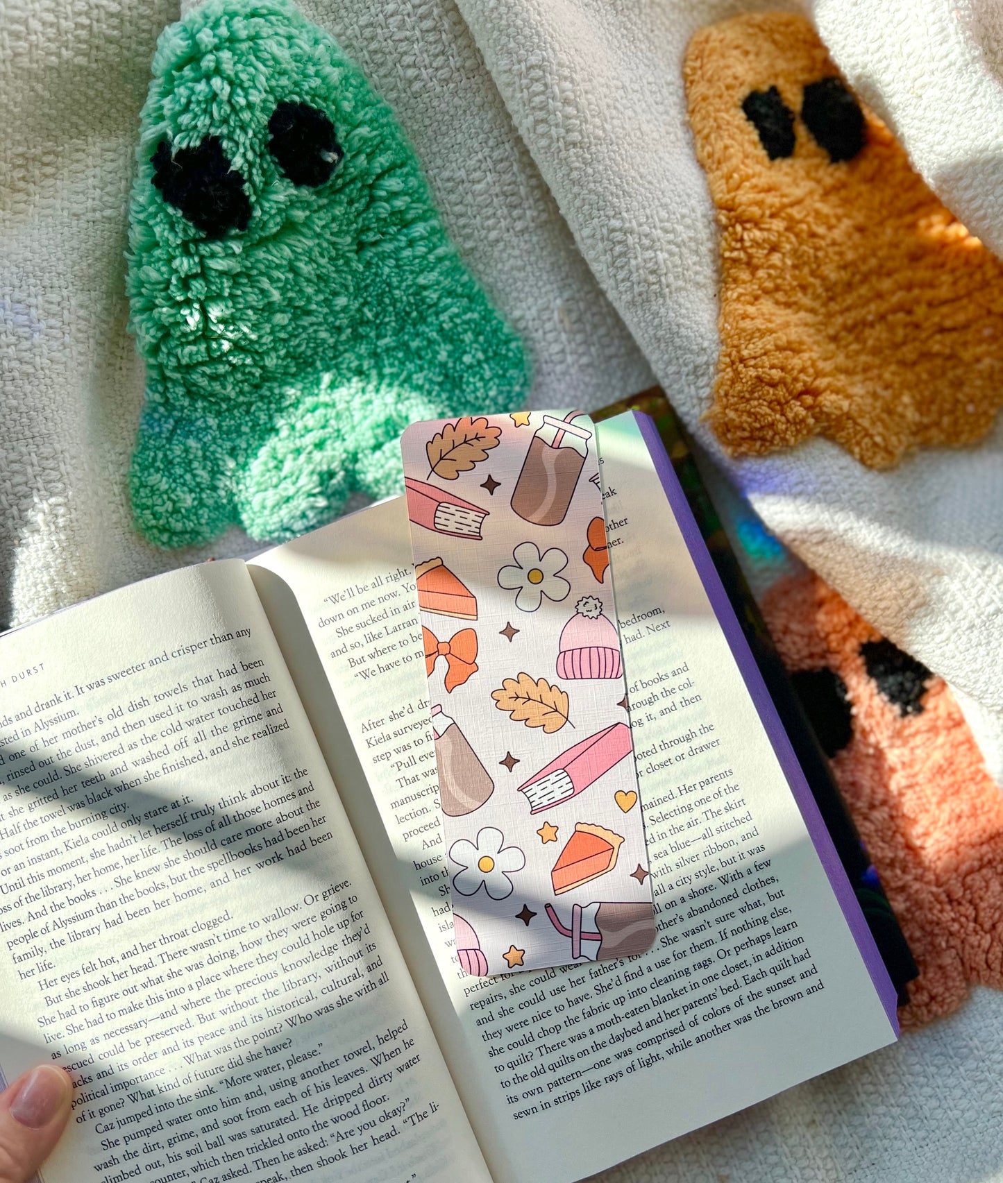 Fall Cozy Vibes Bookmark