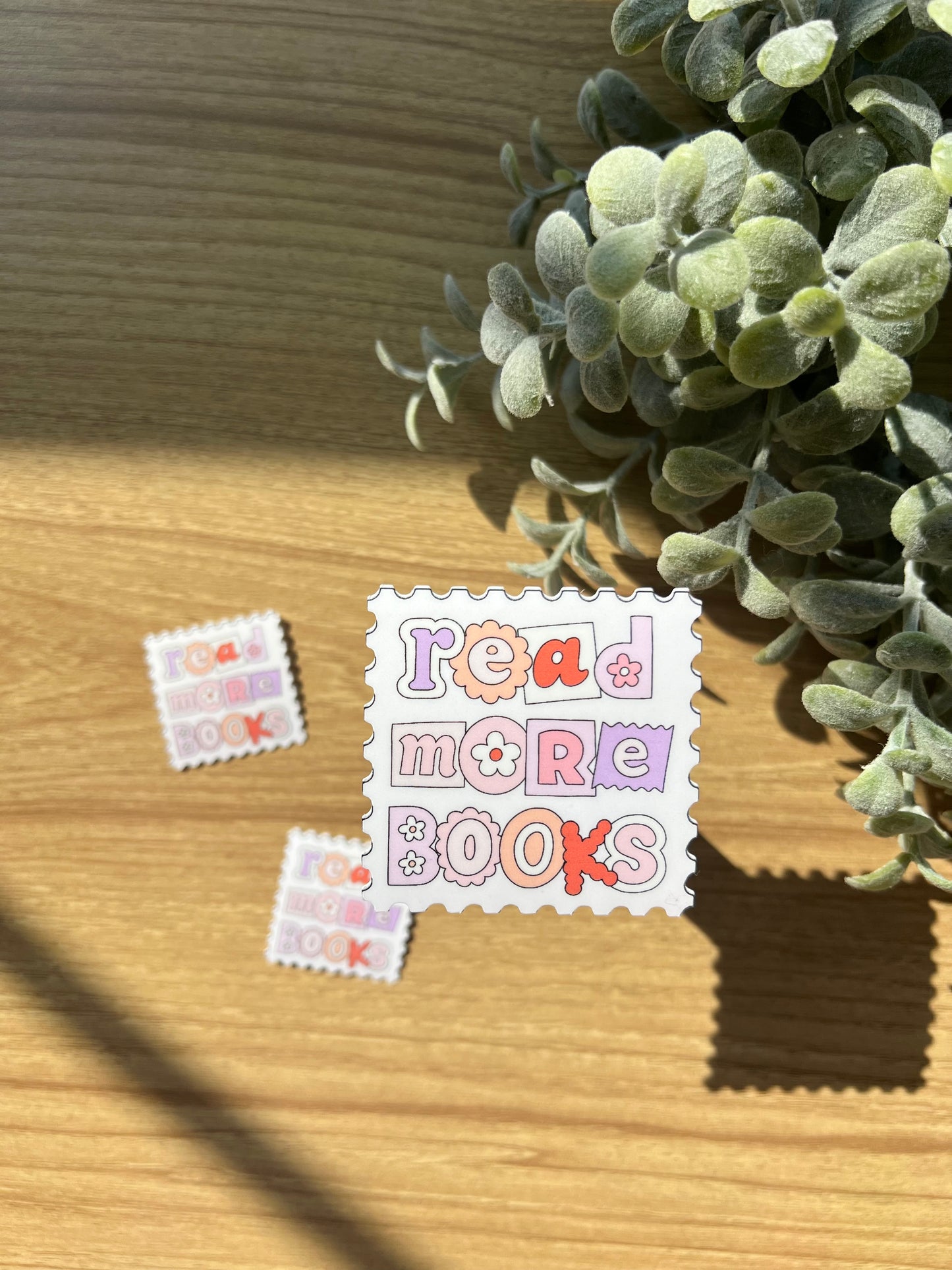 Read More Books Stamp Sticker