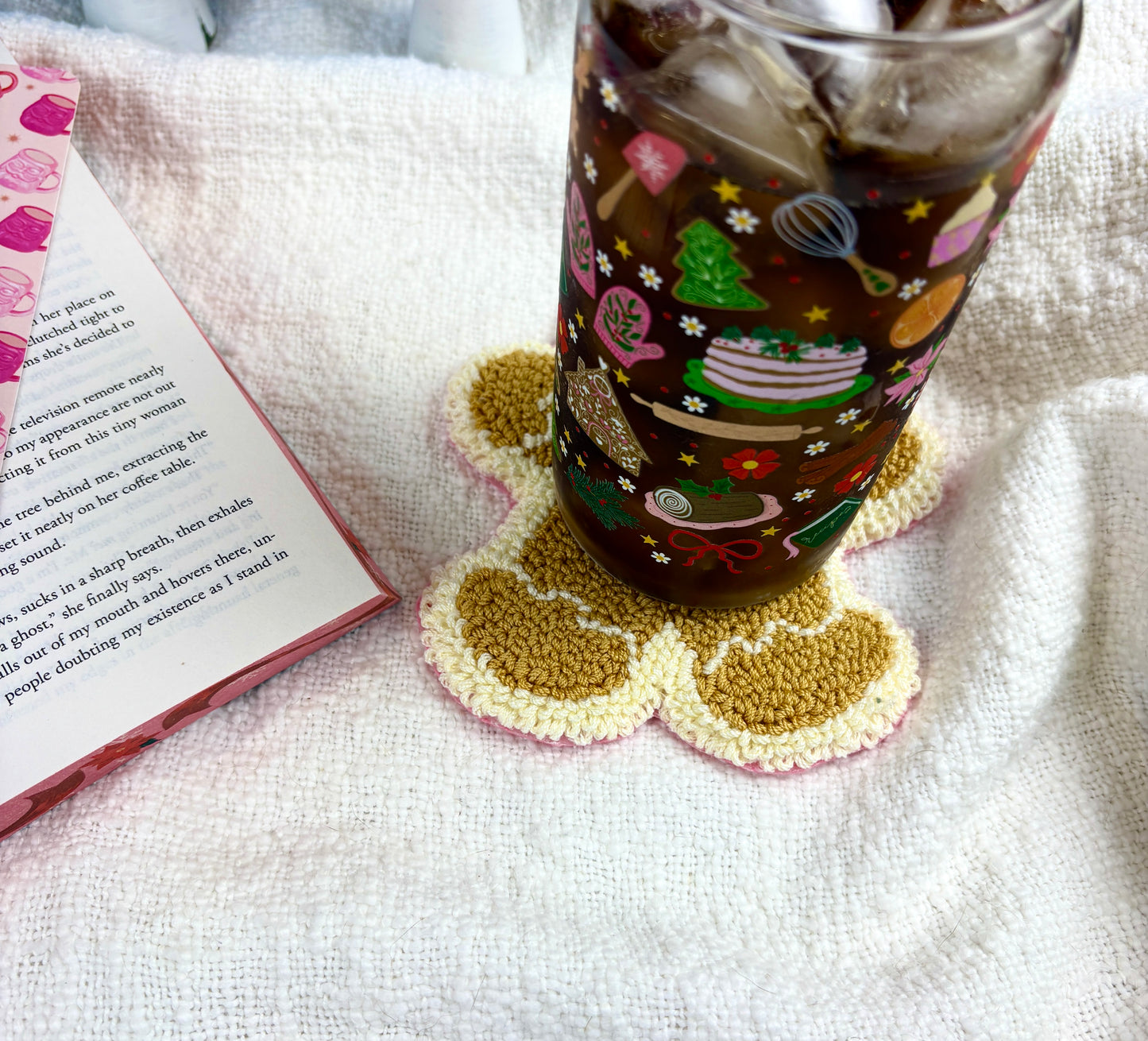 Gingerbread Cutie Cozy Coaster
