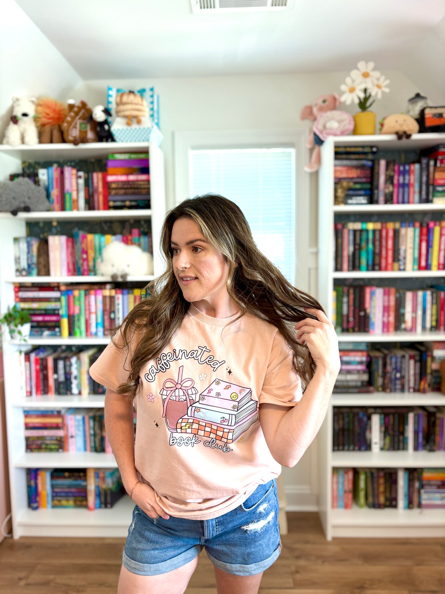 Caffeinated Book Club- Shirt/Crewneck