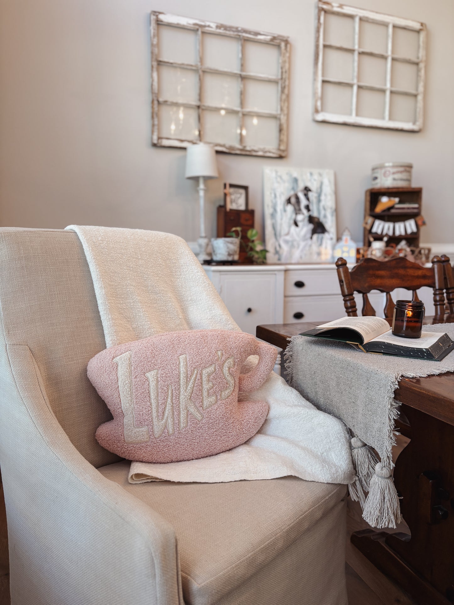 Luke's Coffee Cup Pillow