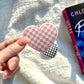 Checkered Hearts Stickers