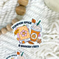 Pumpkin Spice & Bookish Vibes Sticker