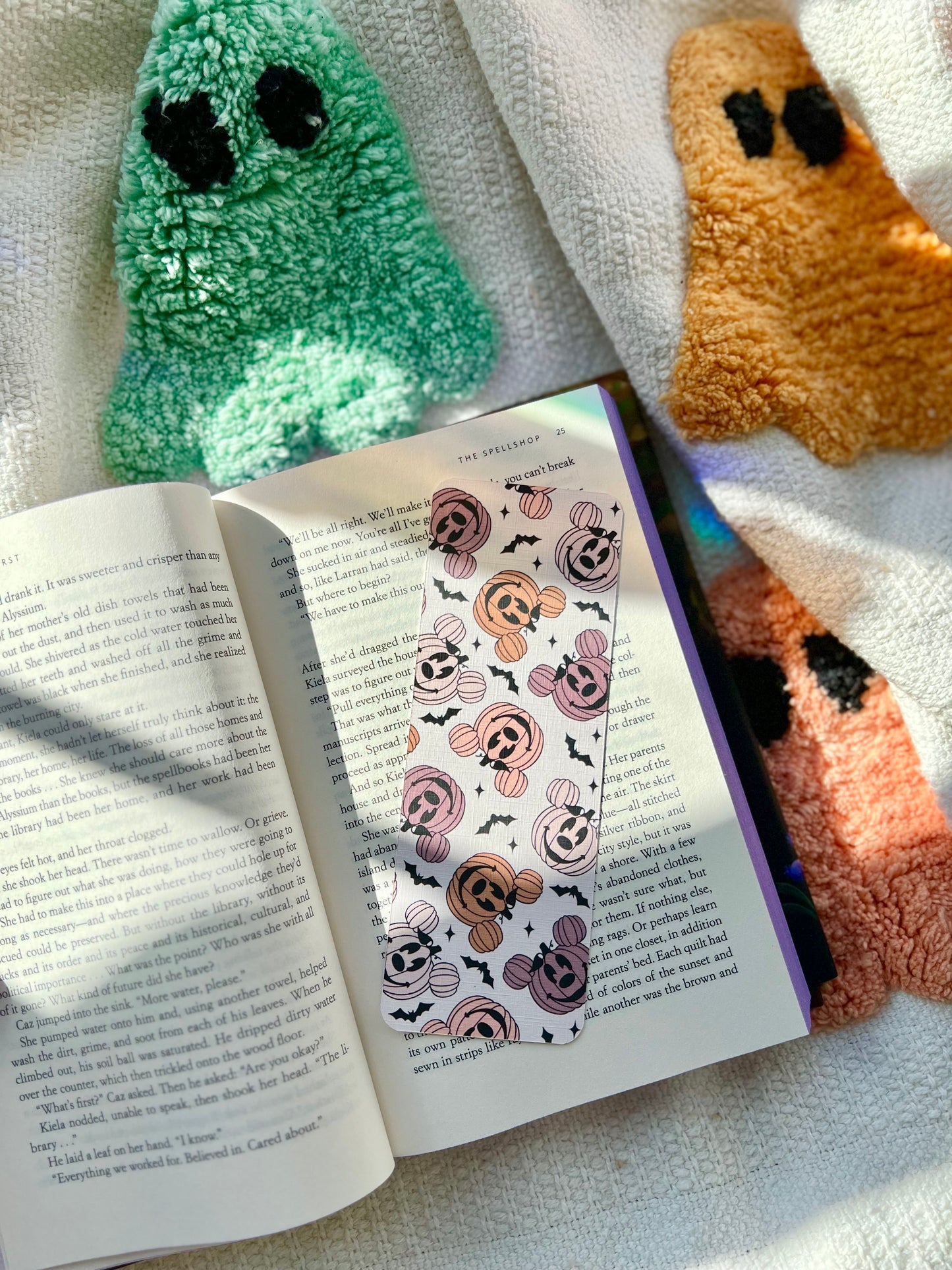 Mouse Ears Pumpkin Bookmark