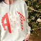 *CUSTOM* Monogrammed Festive Scalloped Christmas - Crewneck