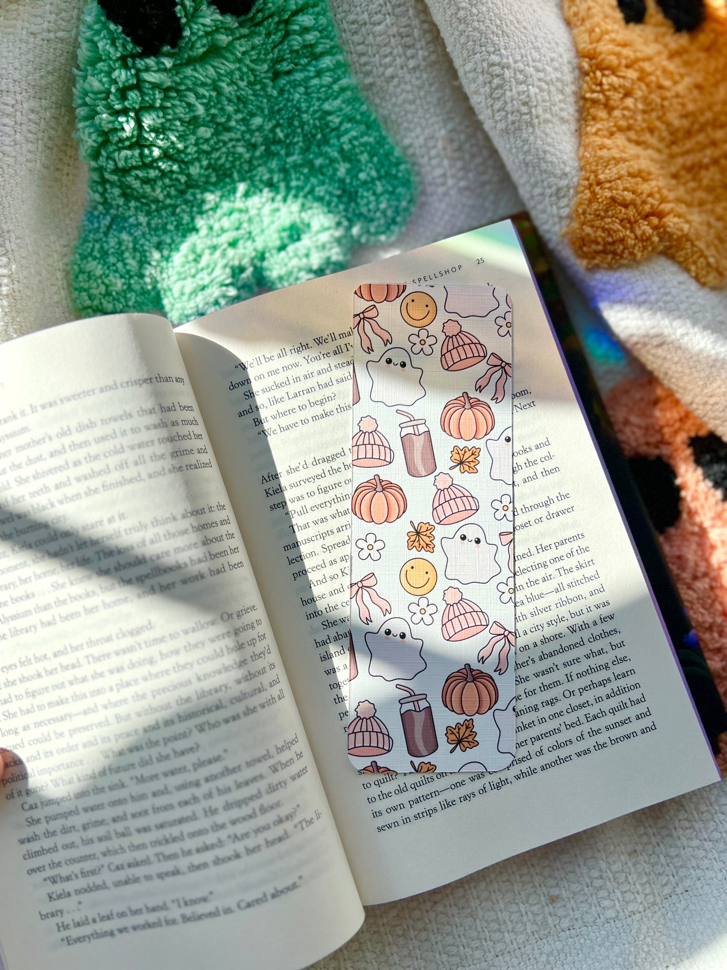 Fall Ghostie Bookmark