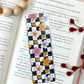 Fall Checkered Smiley Bookmark