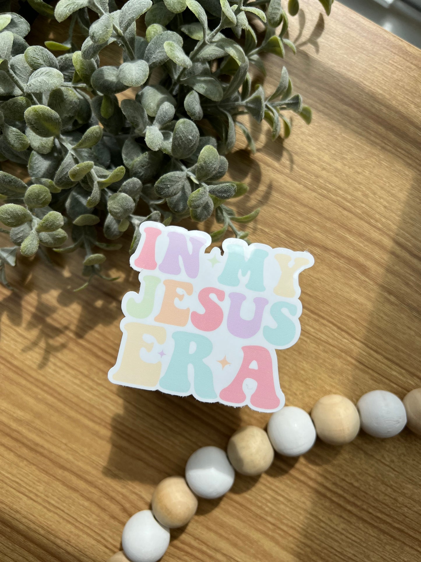 in my jesus era sticker