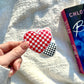 Checkered Hearts Stickers