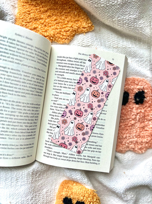 Pink Ghosties & Friends Bookmark