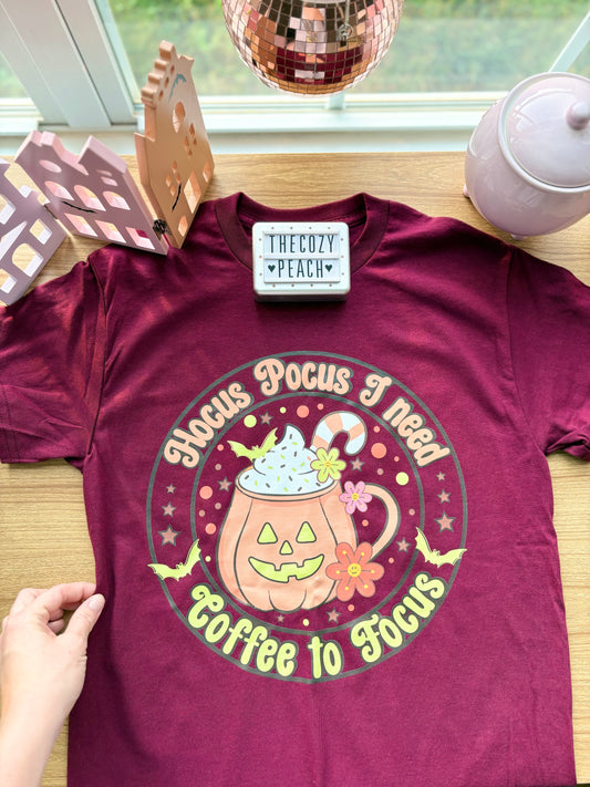 Hocus Pocus I Need Coffee To Focus - Shirt/Crewneck