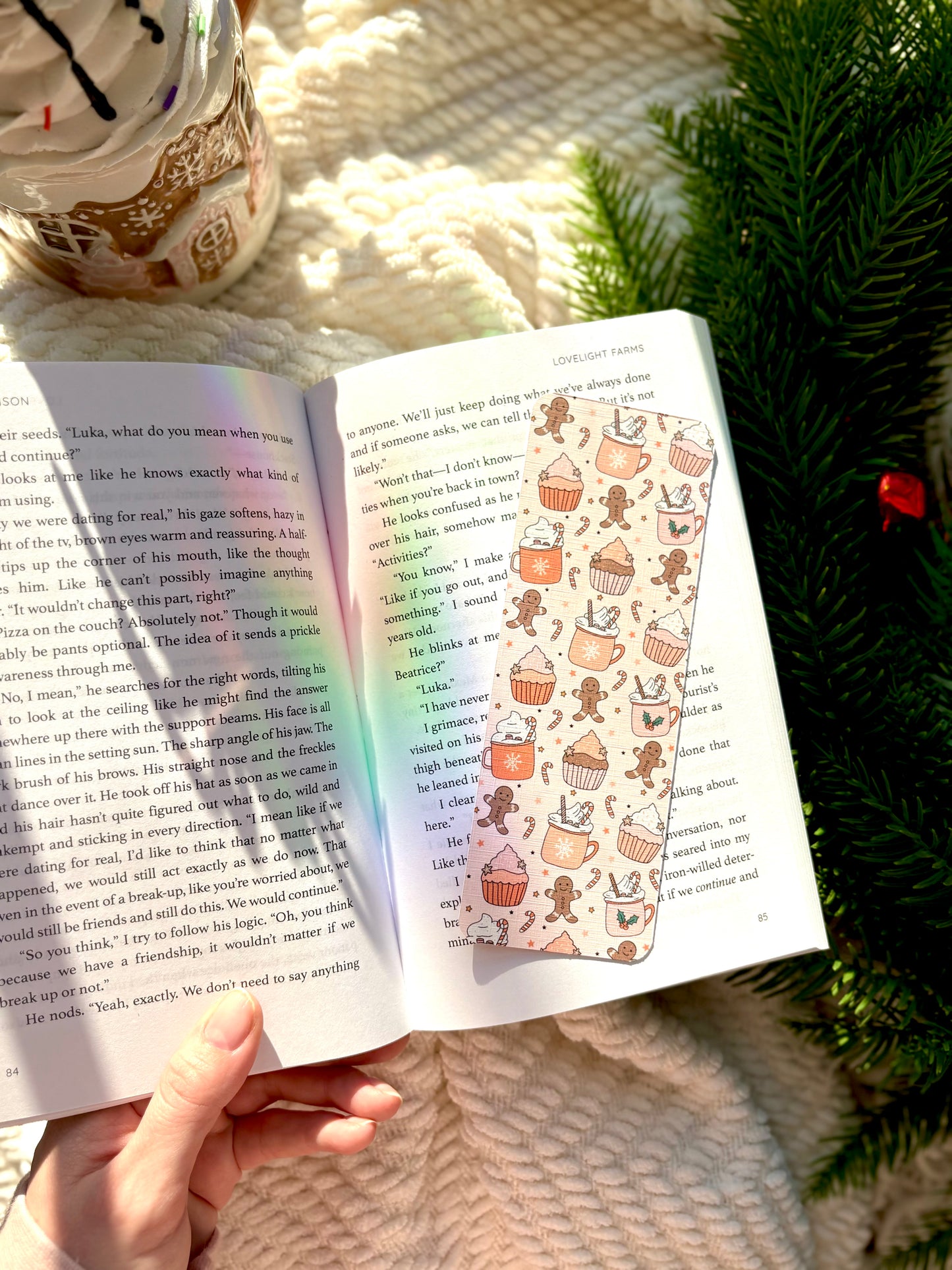 Gingerbread & Hot Cocoa Bookmark