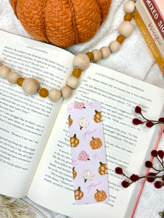Pastel Pumpkin Bookmark