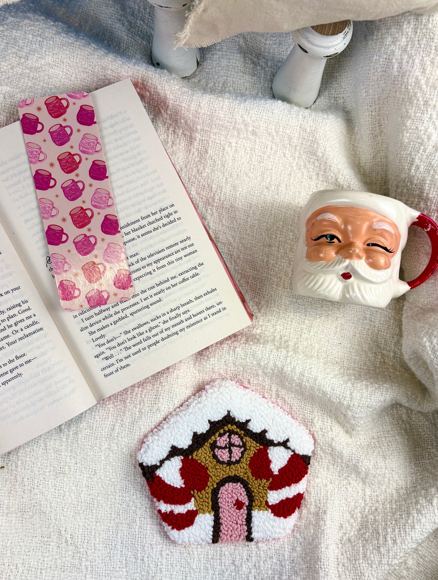 Gingerbread House Cozy Coaster