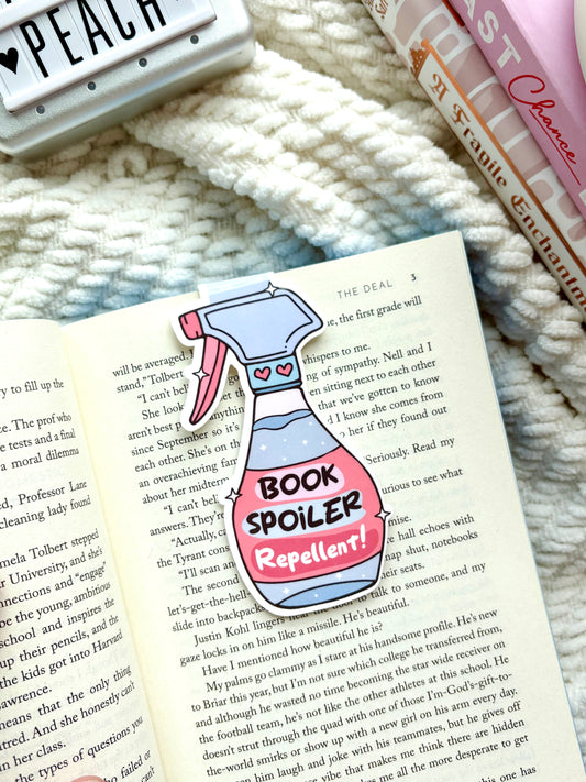 Book Spoiler Repellent Magnetic Bookmark