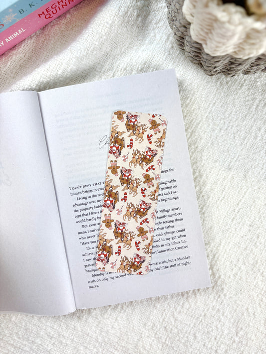 Santa’s Sleigh Ride Bookmark