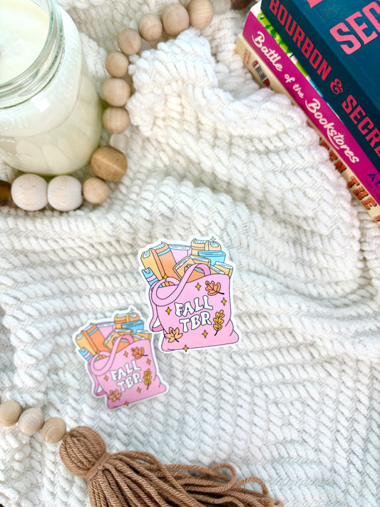 Fall TBR Tote Sticker