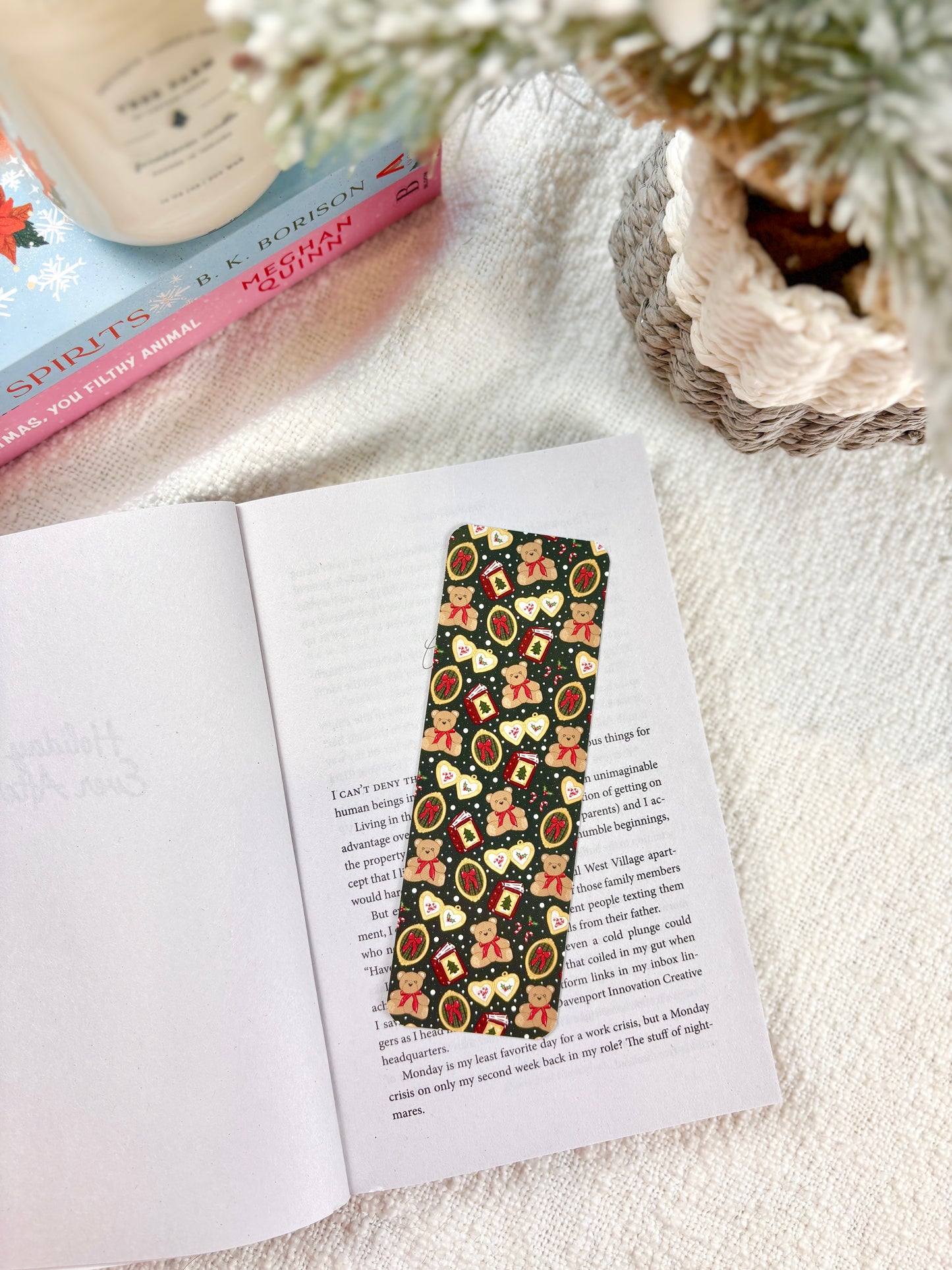 A Beary Traditional Christmas Bookmark