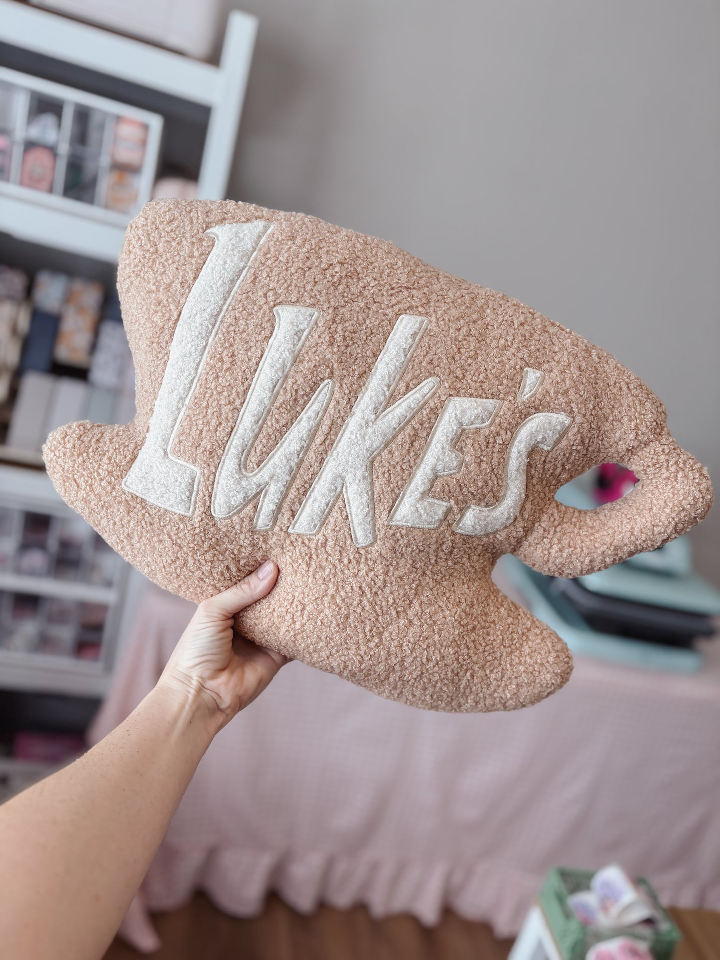 Luke's Coffee Cup Pillow