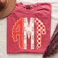 *CUSTOM* Monogrammed Festive Scalloped Christmas - Shirt