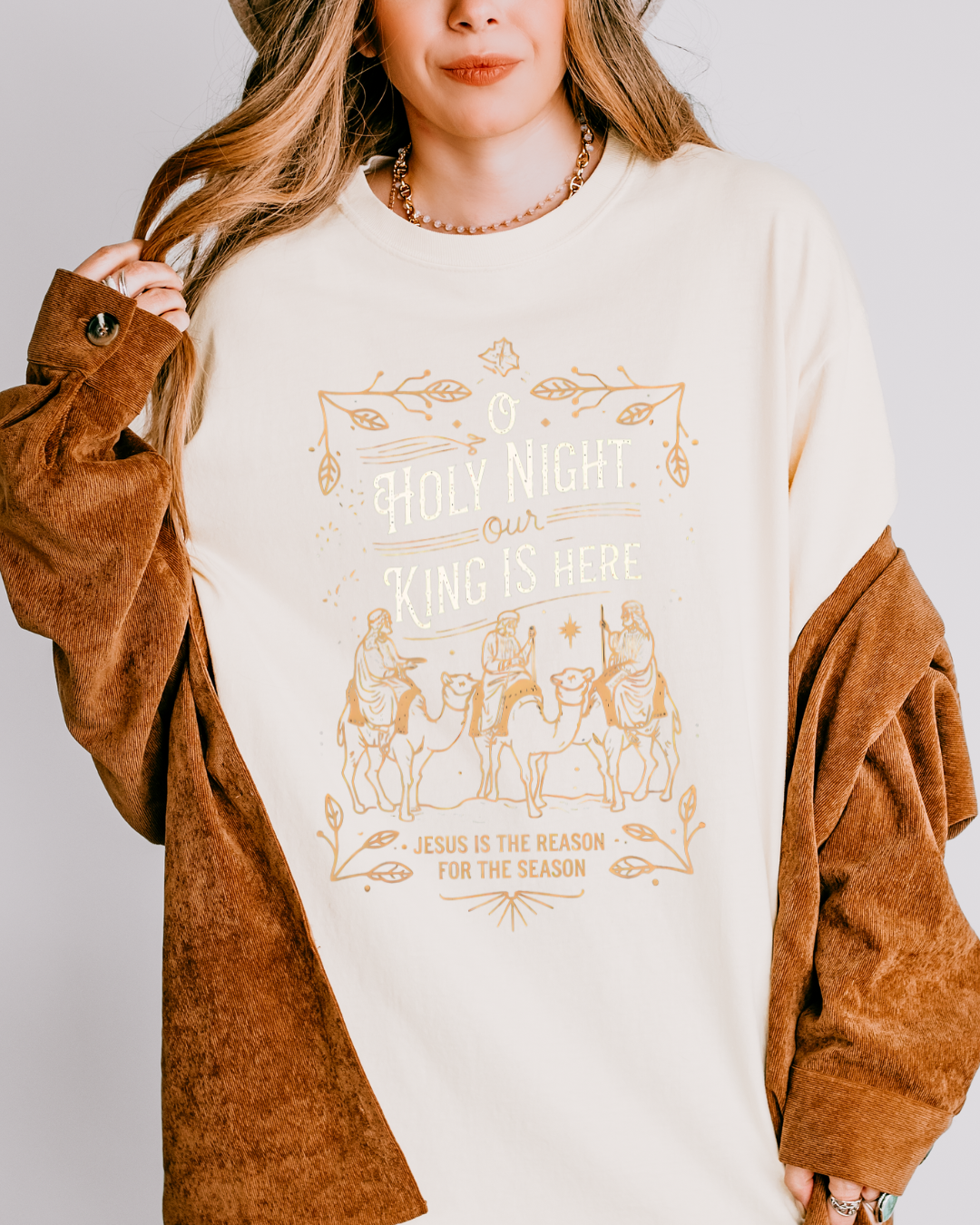 O Holy Night Our King Is Here - Shirt