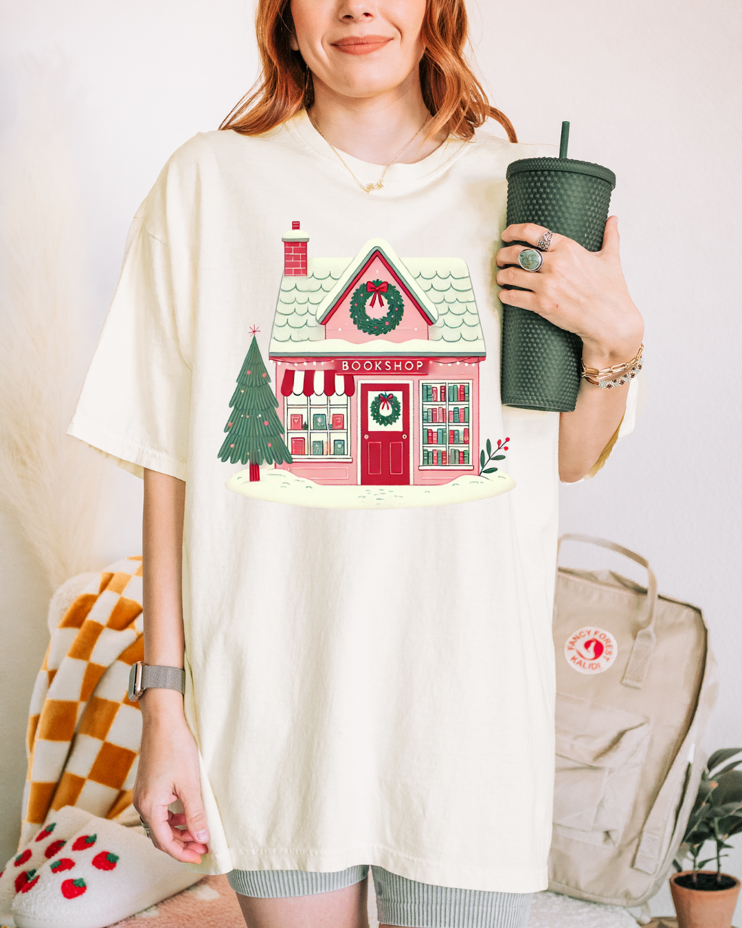 Snowy Bookshop - Shirt