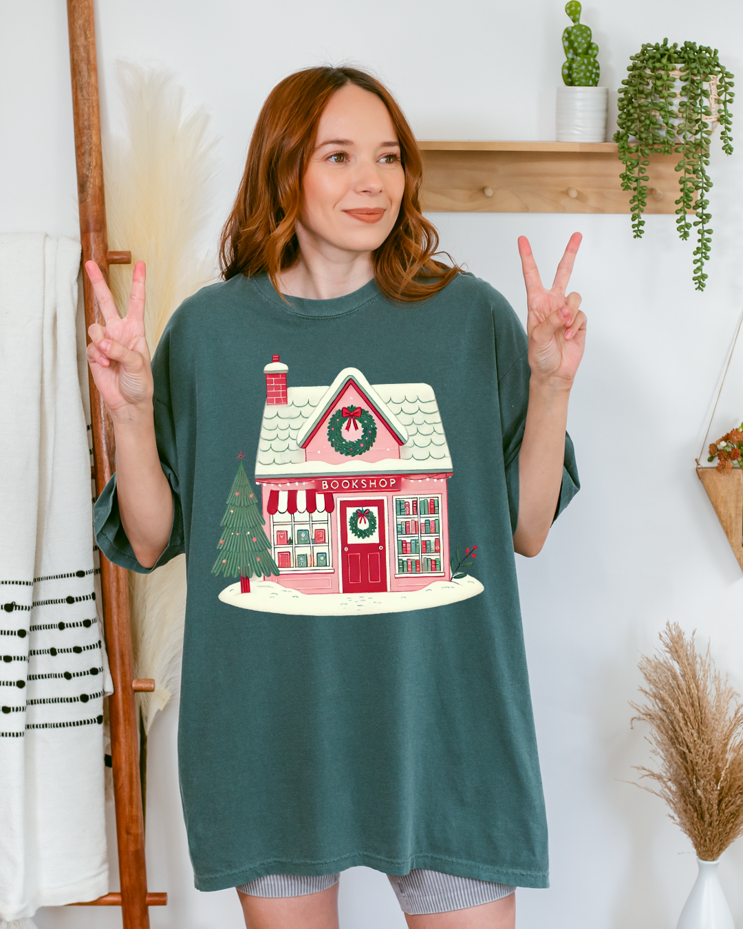 Snowy Bookshop - Shirt