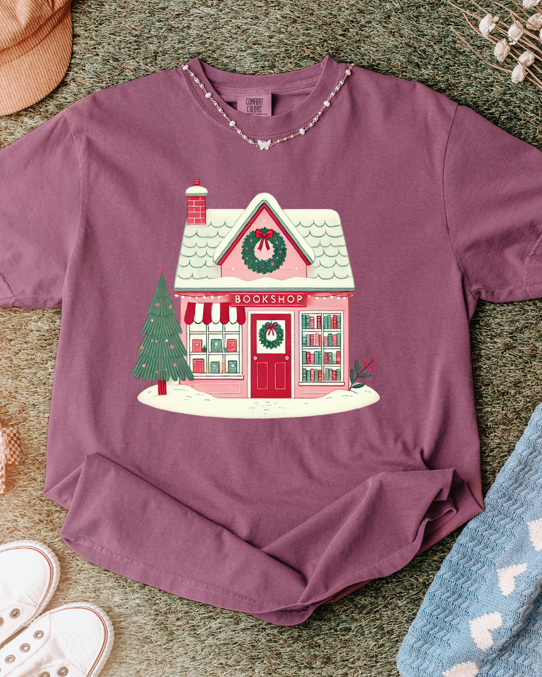 Snowy Bookshop - Shirt