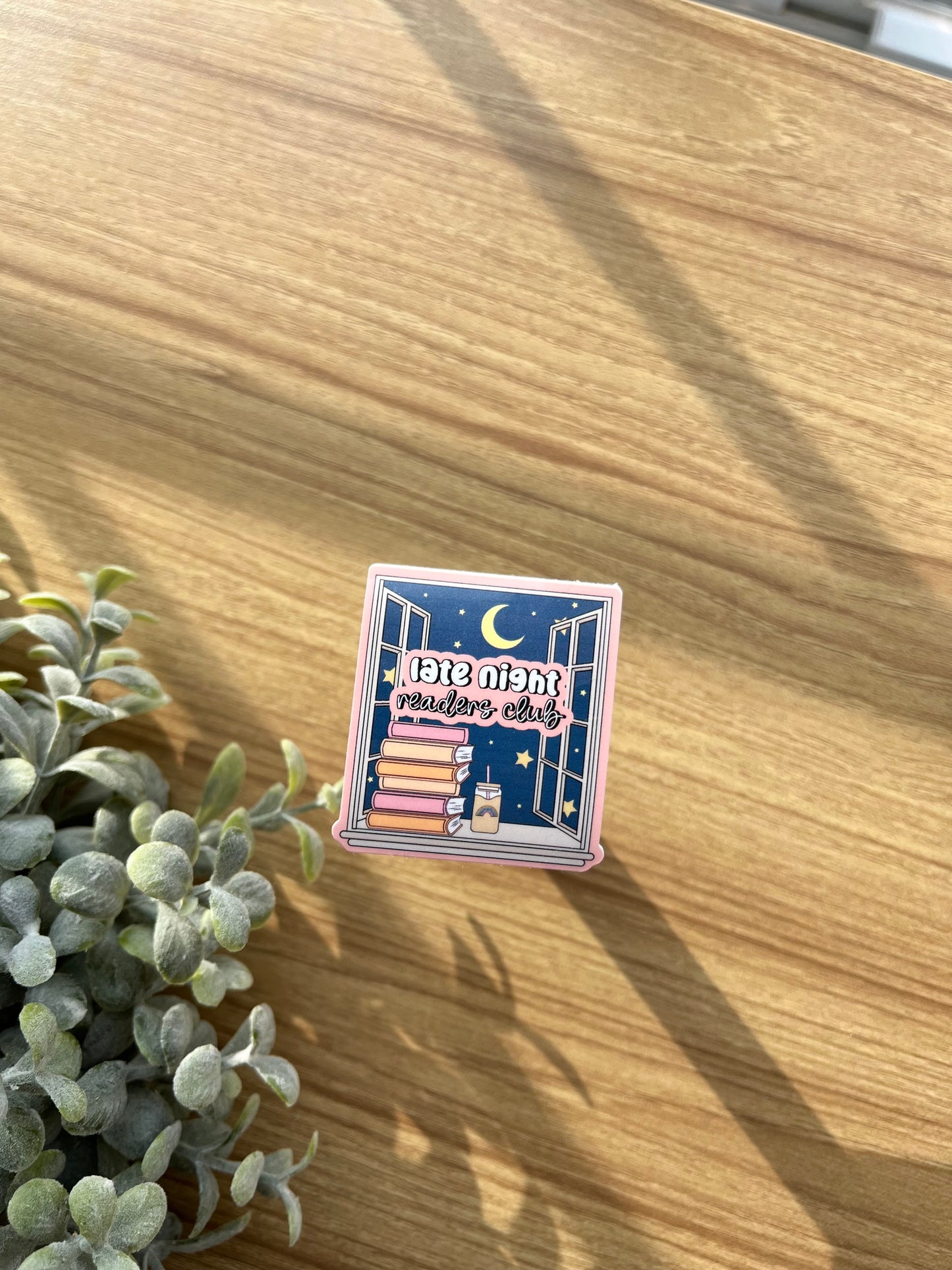 Late Night Readers Club Sticker