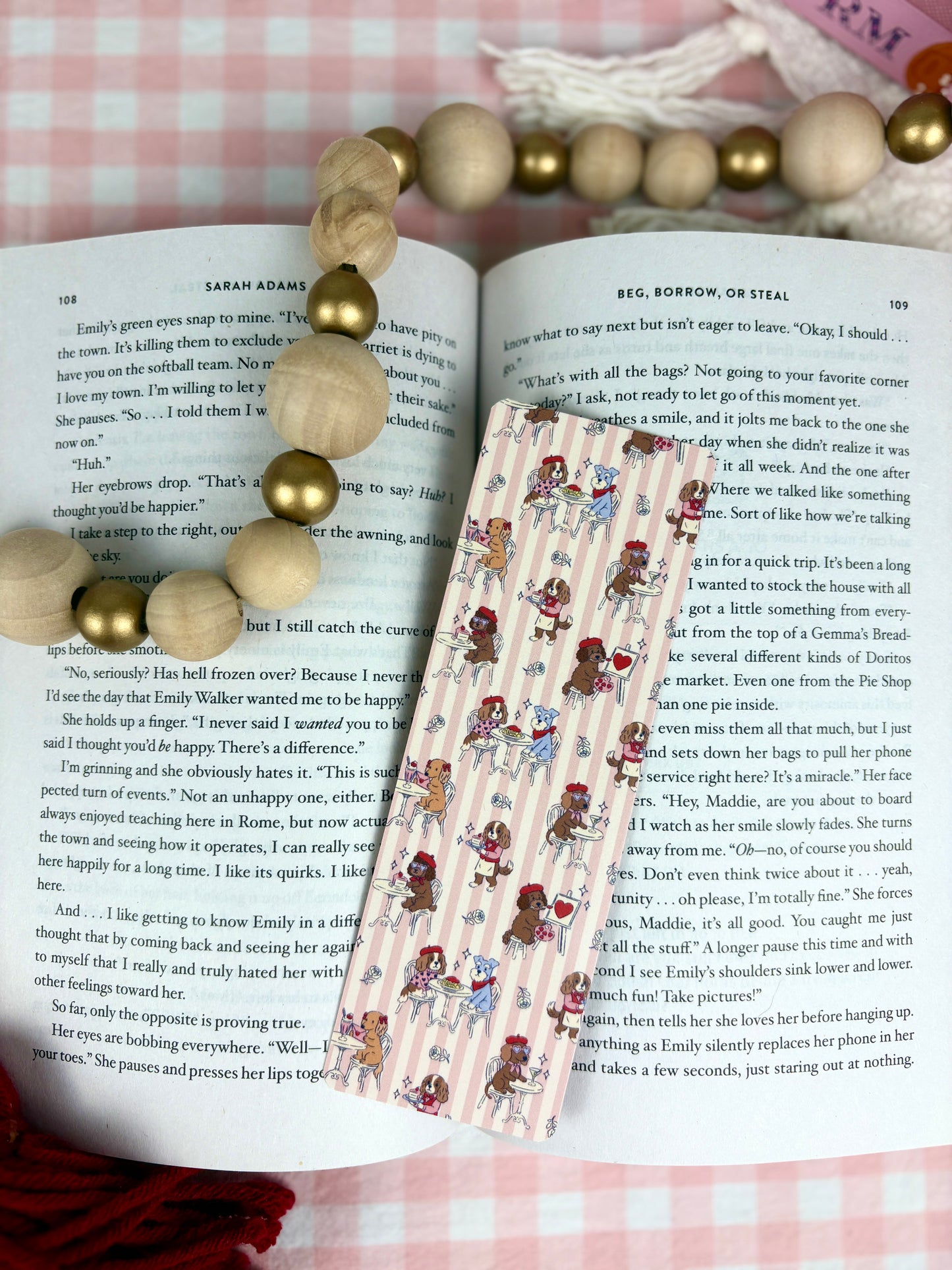 Puppy Love Date Night Bookmark