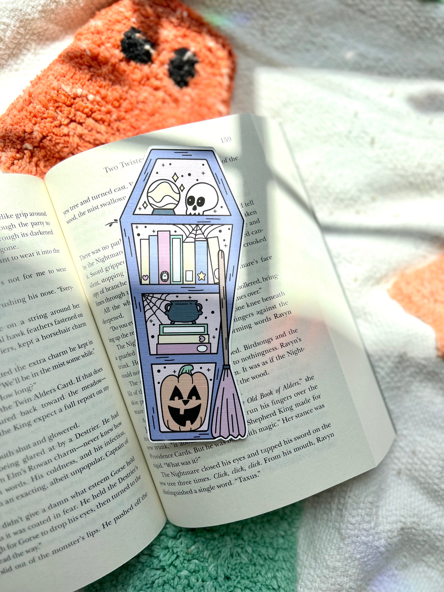 Spooky Coffin Bookmark