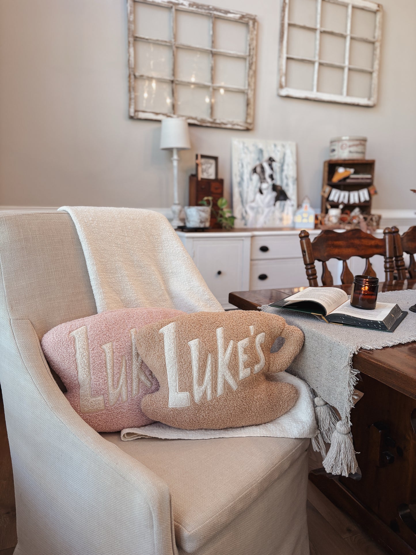 Luke's Coffee Cup Pillow