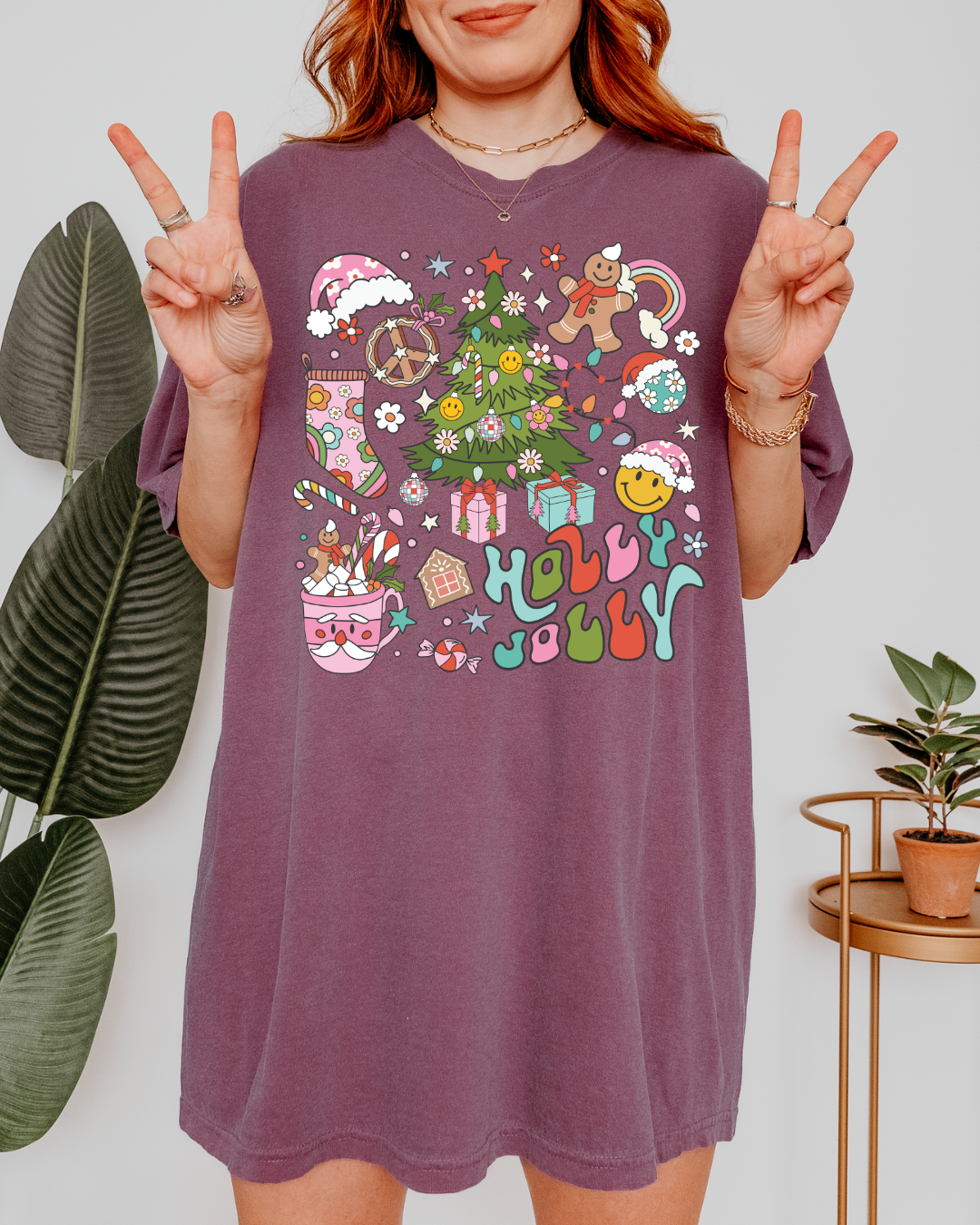Holly Jolly Groovy Christmas - Shirt