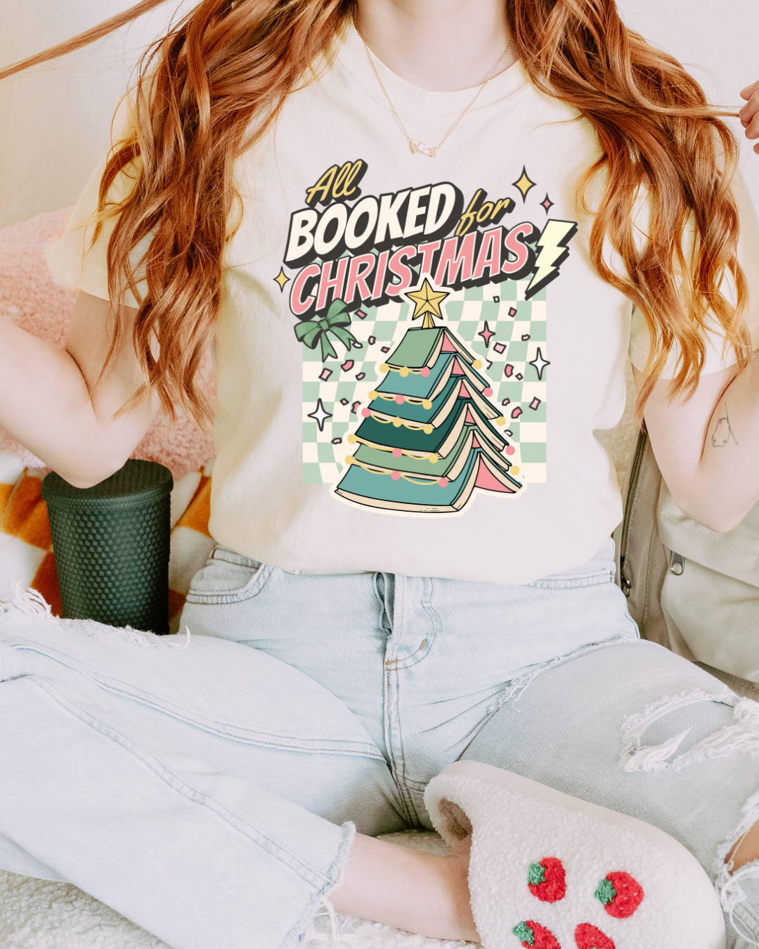 All Booked For Christmas - Shirt