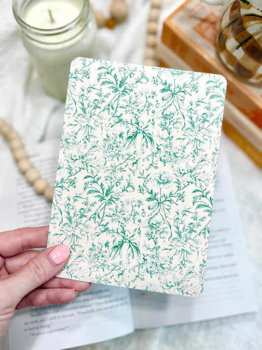 Vintage Green Toile Kindle Insert