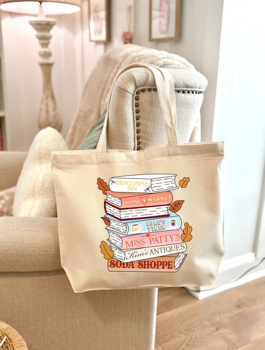 Gilmore Girls Fall Bookstack Tote