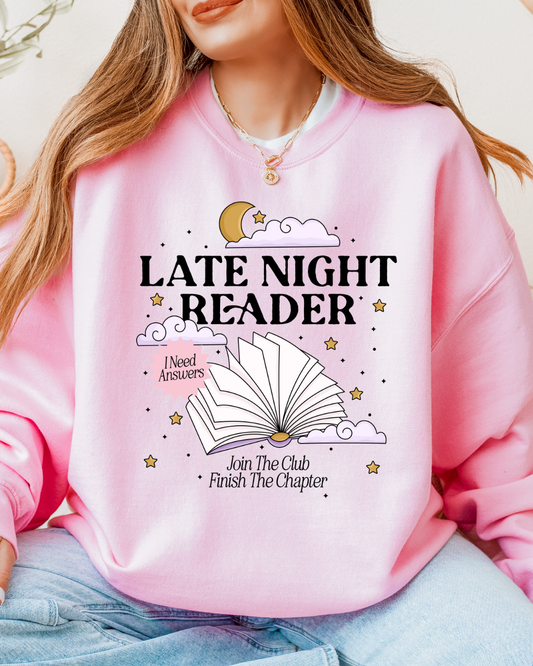 Late Night Reader - Join The Club - Crewneck
