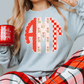 *CUSTOM* Monogrammed Festive Scalloped Christmas - Crewneck