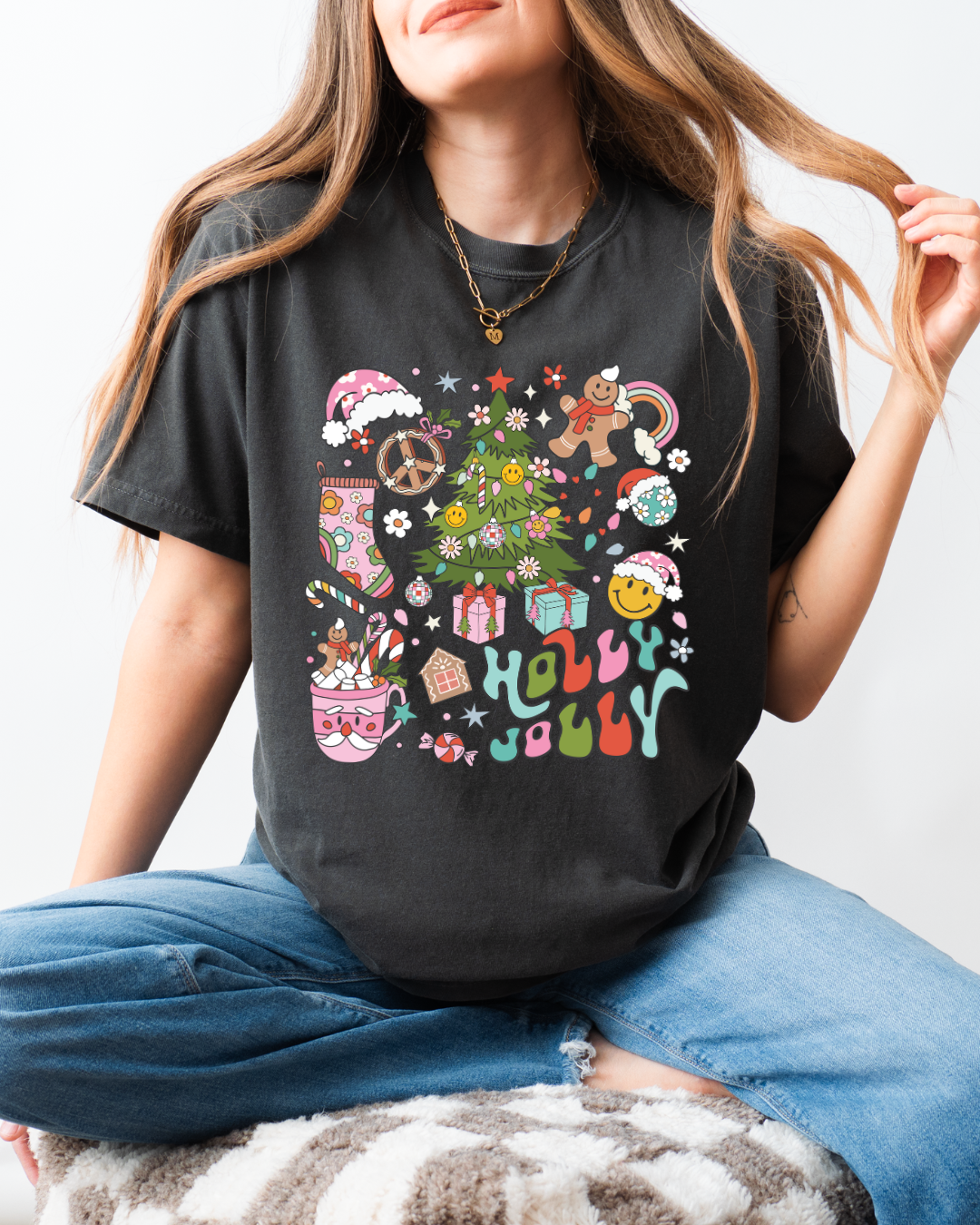 Holly Jolly Groovy Christmas - Shirt